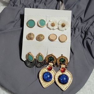 Boho Earring Collection- Fashion Earrings 6 Pairs | Dangle Drop Fashion Jewelry